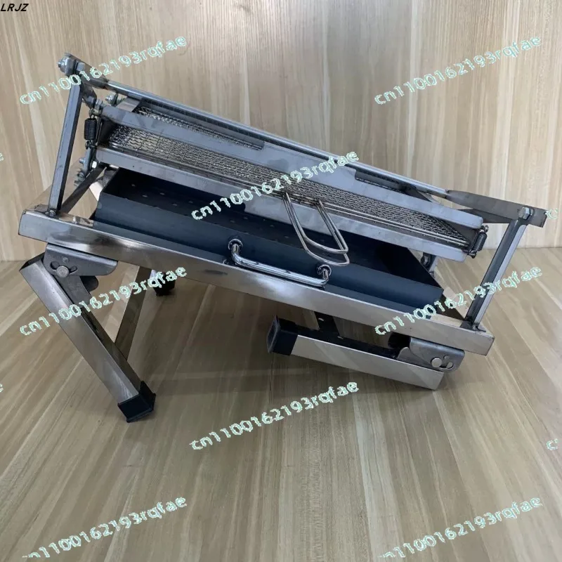 Rotatable Grill  New Stainless Steel Grilled Fish   Portable Flip Grill Folding Camping