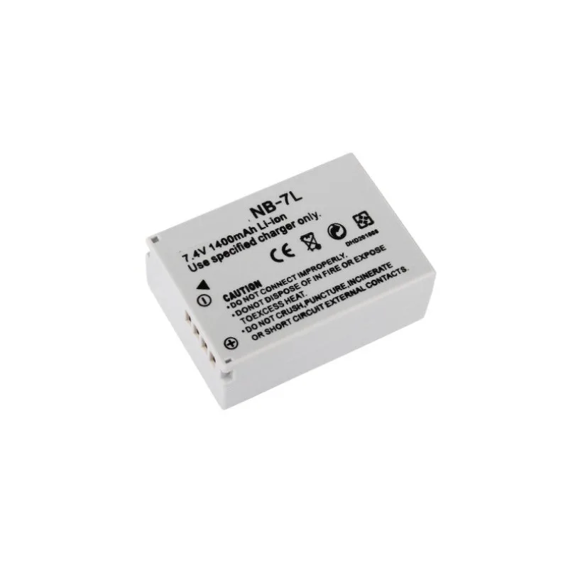 NB-7L NB7L NB 7L Battery 7.4V 1400mAh for Canon Powershot G10 G11 G12 SX30IS Replacement Camera Batteria