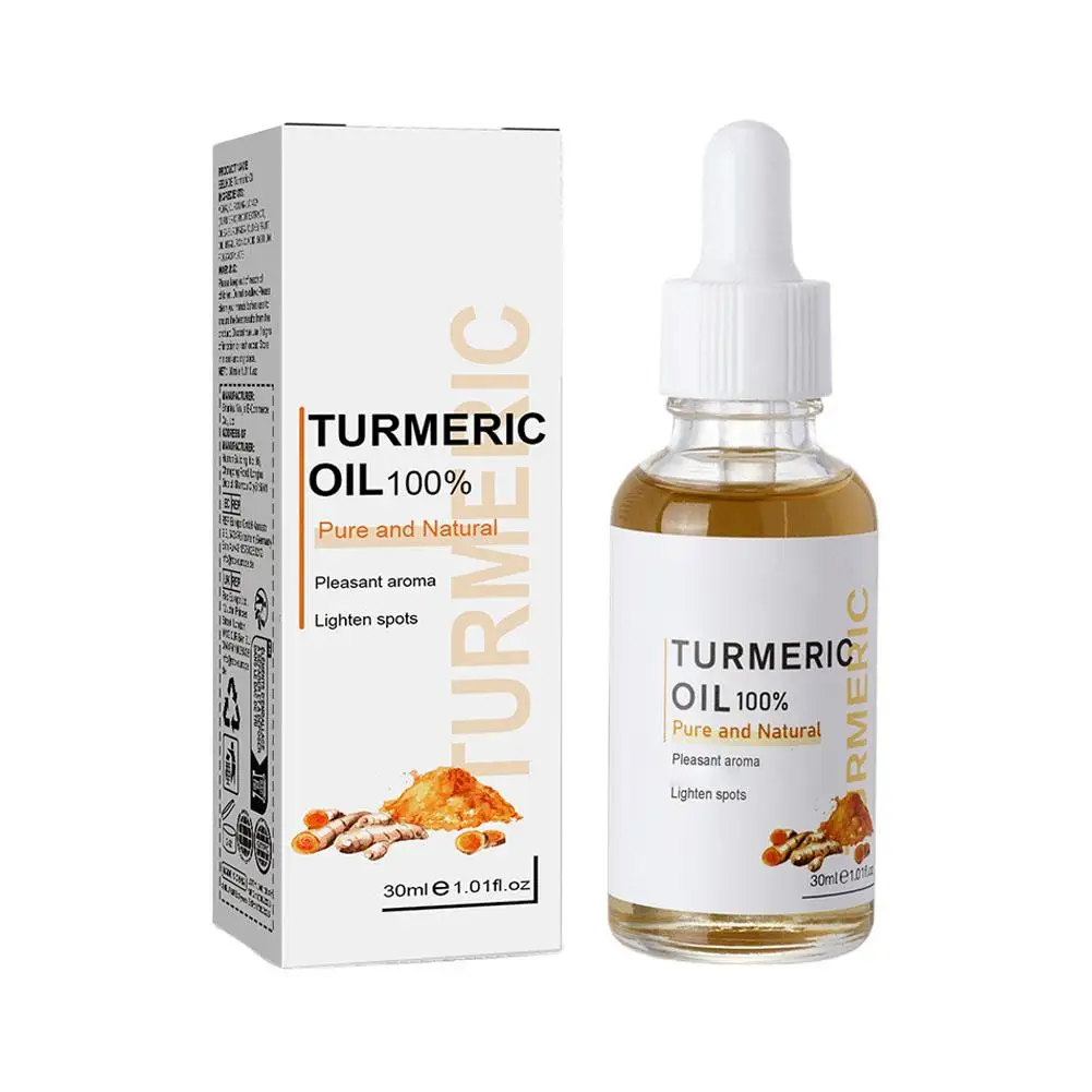 Remove Dark Spots Whitening Moisturizing Skin Care Anti Wrinkle Face Serum Turmeric Essential Oil Therapeutic Acne Shrink Pores