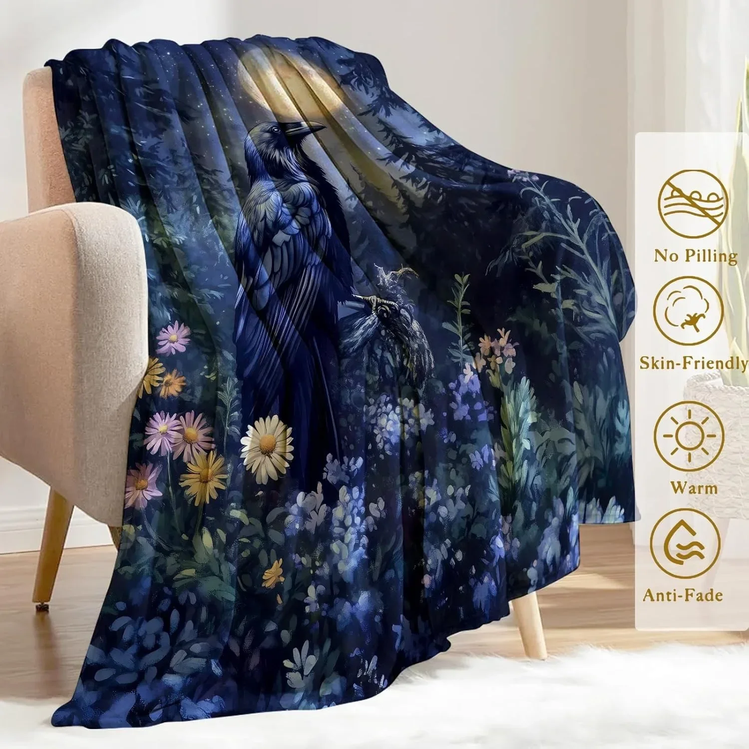 

Плед на Хэллоуин с изображением милых призраков, скелетов, летучих мышей и кошек. Идеально подходит для дивана, кровати, автомобиля, дома, кемпинга. Подходит для использования в любое время года.