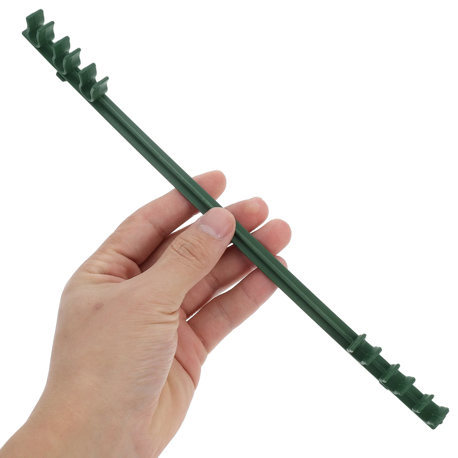 

20Pcs Garden Rod Connector Clips Lightweight Weather-Resistant for Plant Trellis Greenhouse Pipe Frame Support Clamps