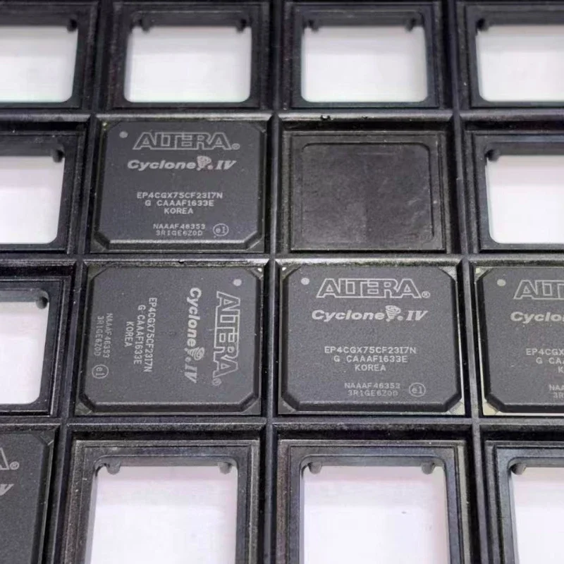 EP4CGX75CF23I7N Altera Cyclone IV GX Field Programmable Gate Array, 73920 LEs, 4.25Mbit RAM, 3.125Gbps Transceivers, 290 I/O,