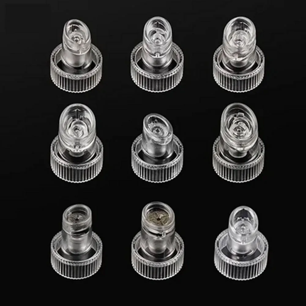 9pcs Head Replacement Hydro Dermabrasion Plastic Tips For H2O2 Water Oxygen Jet Peel Hydrafacial Microdermabrasion Accessories