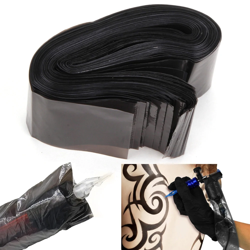 

100 шт., зажимы для татуировок, чехлы для шнуров, рукава, одноразовые защитные сумки для тату-машин, фильтрующие сумки для ручек, рукава для аксессуаров для татуировок
