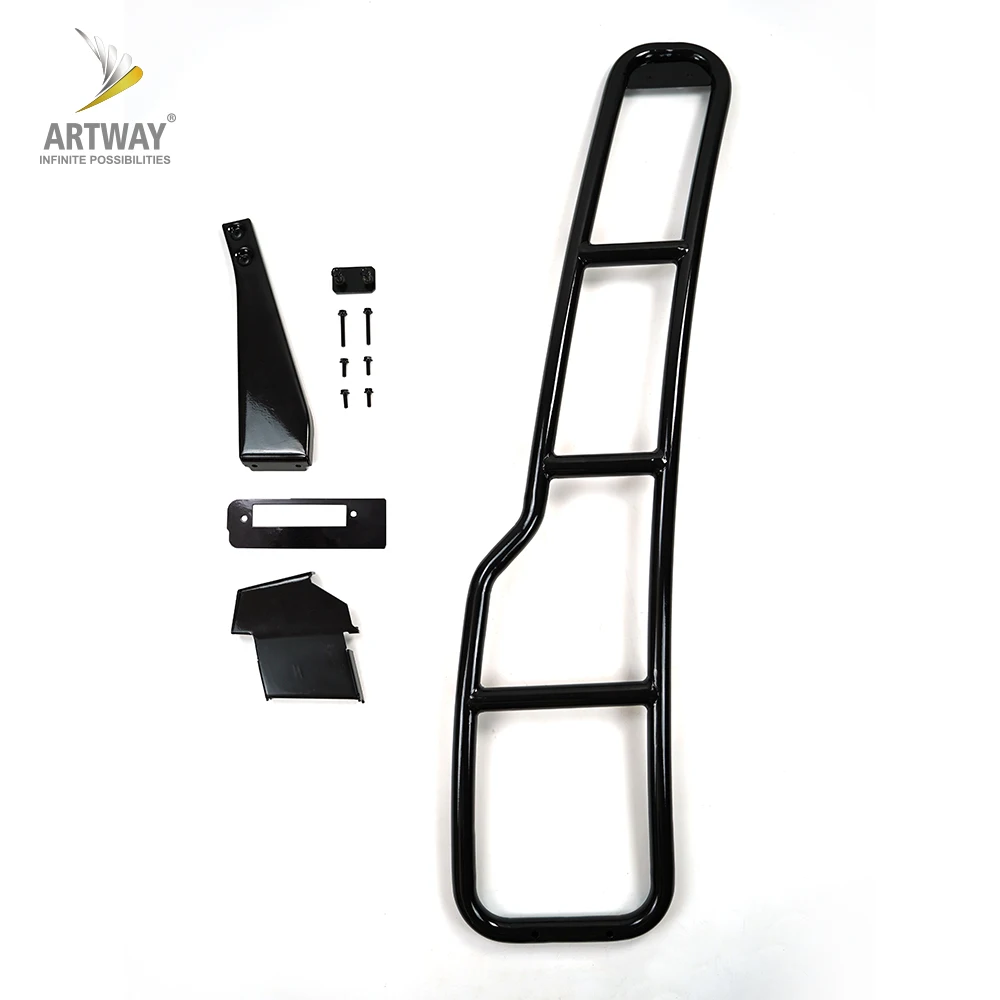 

Auto Parts Aluminum Telescopic Black Side Ladder Tail Ladder For 2020-2024 Land Rover Defender Tailgate Ladder