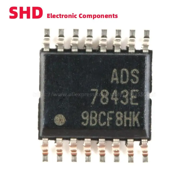 5PCS ADS7843E ADS7843 7843E SSOP-16 4-wire Touch Screen Controller SMD IC