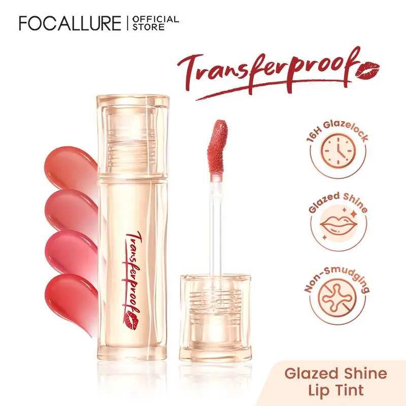 Glazed Shine Liquid Lipstick Moisturizing Lip Tint Waterproof Lightweight Lip Glosses Brightening And Plumping Lipstick Makeup