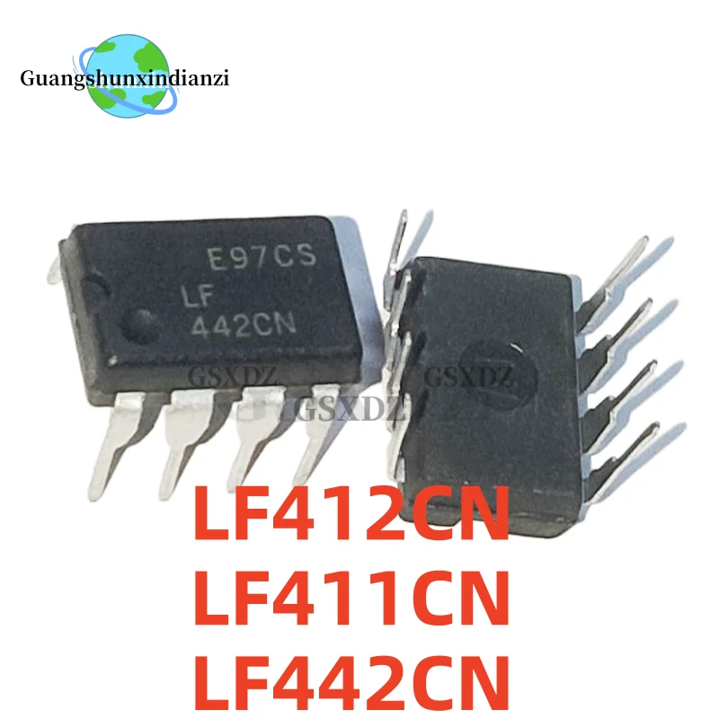 10PCS New original LF442CN LF411CN LF412ACN DIP-8 inline operational amplifier chip