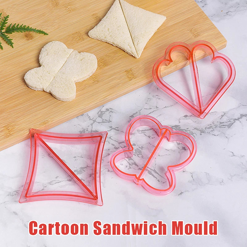 DIY Sandwich Mold Toast Bread Making Knife Mold Cute Baking Pastry Tool Children's Fun Food Kitchen Accessories