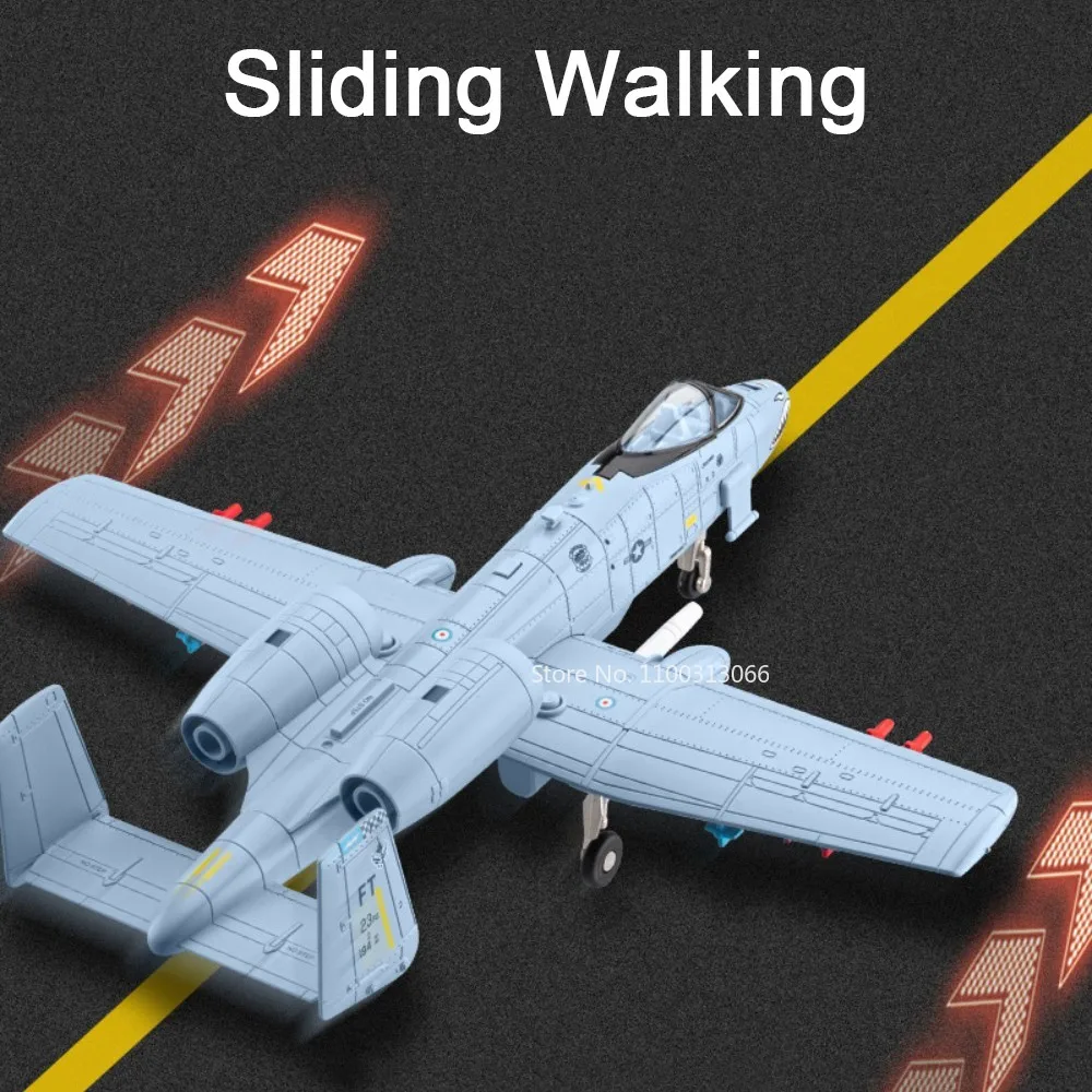 1:32 A-10 サンダーボルト II ‌   F-14 戦闘機のおもちゃモデル ライトサウンドキャビンが開くことができるミニチュア飛行機モデル 子供の誕生日プレゼント用