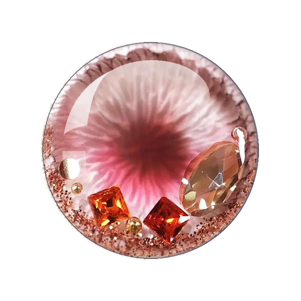 Kitsune Nine Tailed Fox BJD Blyth DOLL 10MM-40MM Glass Cabochon Eyes Chips DIY Accessory Suitable For MIX Pupil Eye Chips view 6