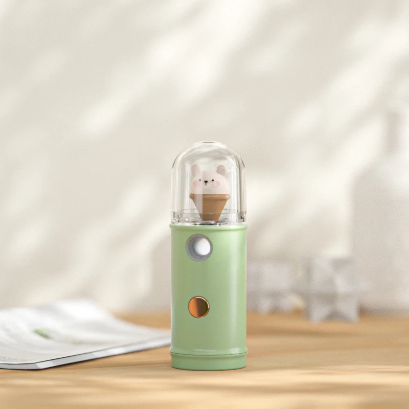 Small Portable Humidifier Handheld Humidifying Hydrating Apparatus Can Be Used As Emergency Charging Treasure