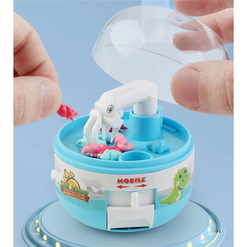 1 Set Mini Claw Machine With Mini Dinosaur Figures Claw Machine Prizes,Mini Claw Game Miniature Novelty