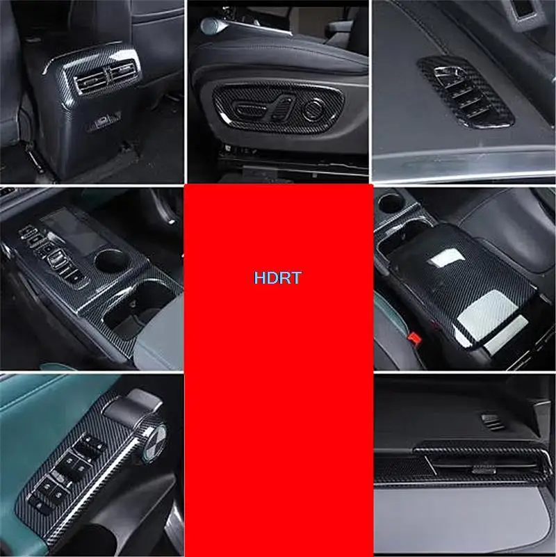 Car Style Interior Outlet Gear Decorative Glass Switch Storage Water Cup Frame Cover Trim Sticker For Gac Trumpchi Emkoo 2022 +