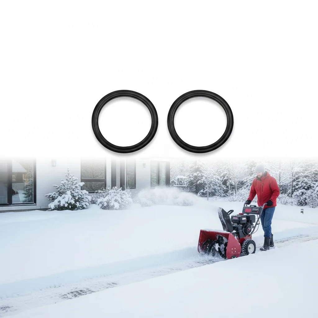 2 Pack Rubber Friction Disks For Snowblowers 953-0243 735-0243 735-0243B To Enhance Snow Thrower Efficiency