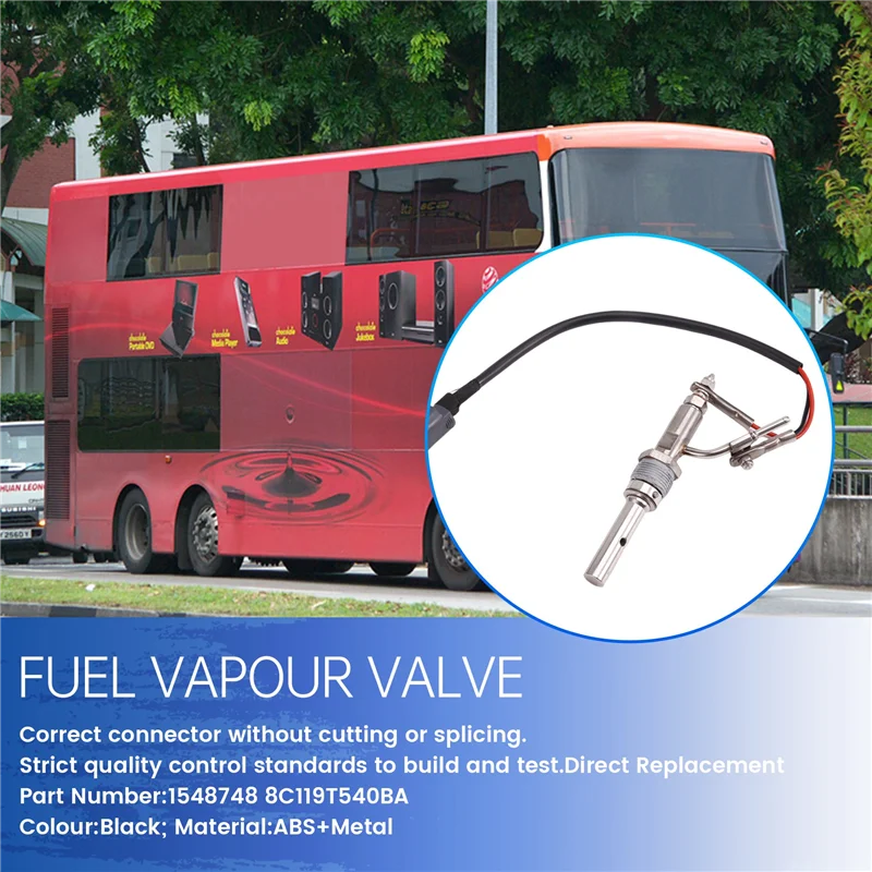 

1548748 8C119T540BA Fuel Vapour Valve Fuel Vaporiser Exhaust Temperature Sensor For Ford Transit Bus 2007-2014-A65M