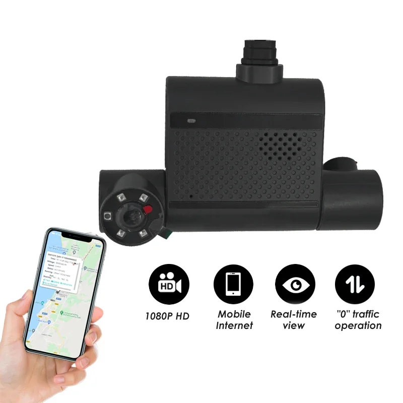 

Remote ing Free Software CMS H.264 Vehicle Black Box DVR 3G 4G GPS WiFi Taxi Dual Lens 1080P AHD 2ch Car Dash Camera