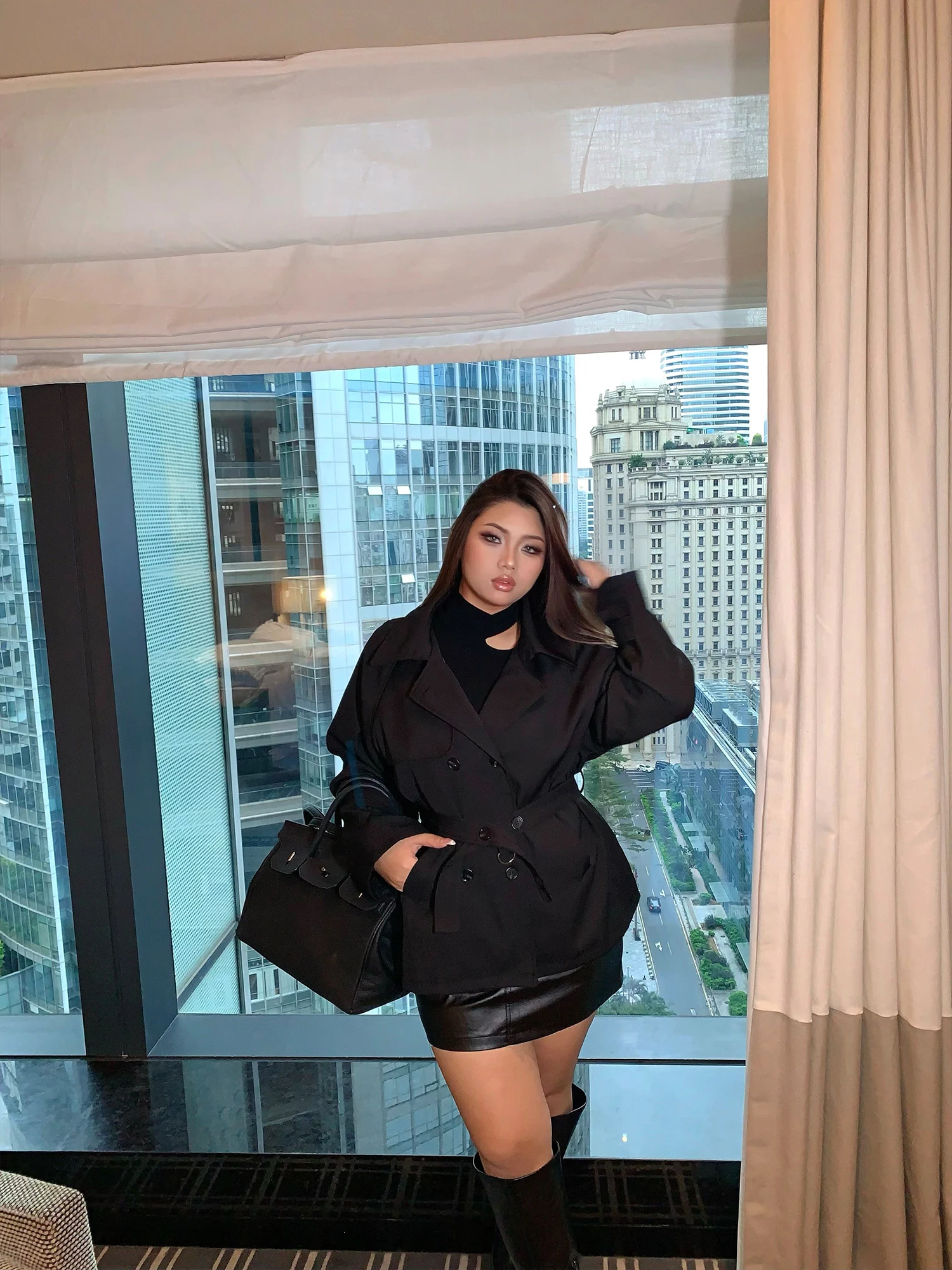 

Утепленная куртка-ветровка для полных женщин в стиле ретро, простая уличная ветровка, зимняя новинка, пальто больших размеров