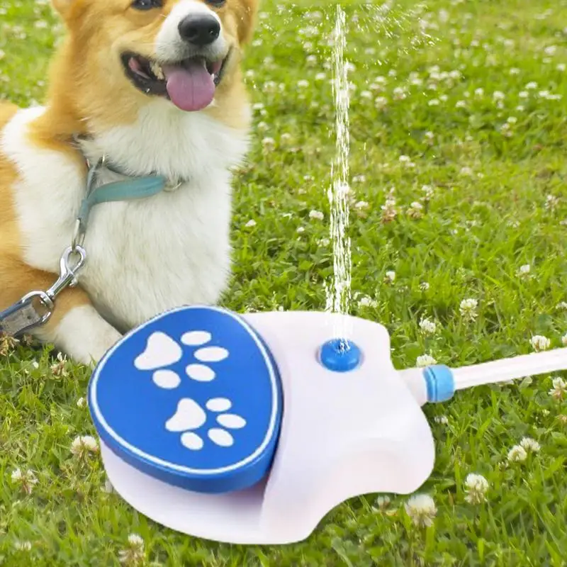 

Dog Water Fountain Paw Press Outdoor Dog Sprinkler Toy Dog Water Fountain Toy Dog Water Toy Drinking Sprinkler Easy Activated