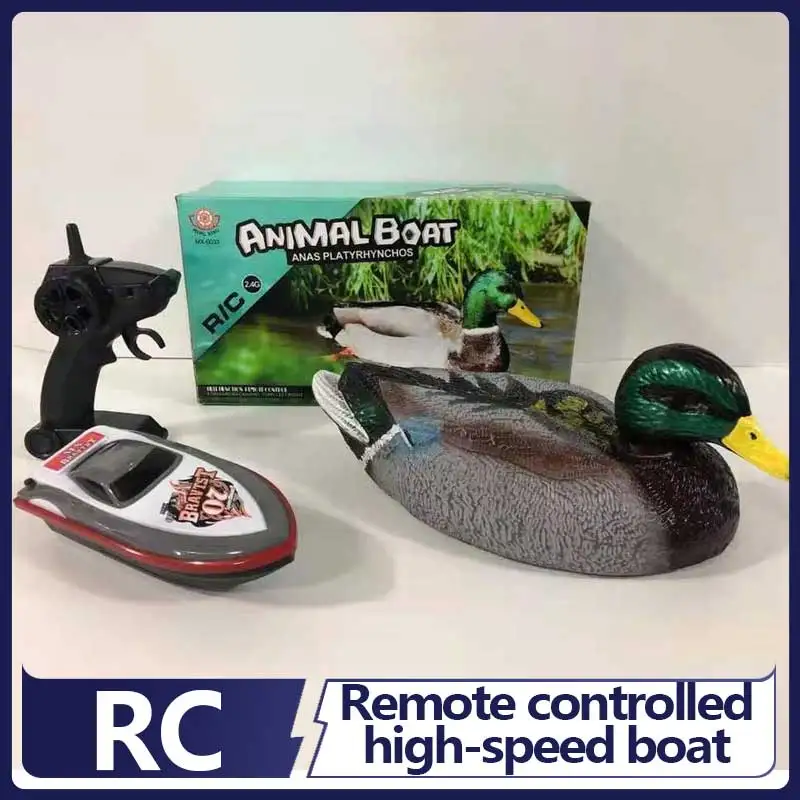 

Generic Remote Control Mallard Duck Boat High Speed Waterproof Electric Toy With High Performance Motor For Kids Pool Lake Play