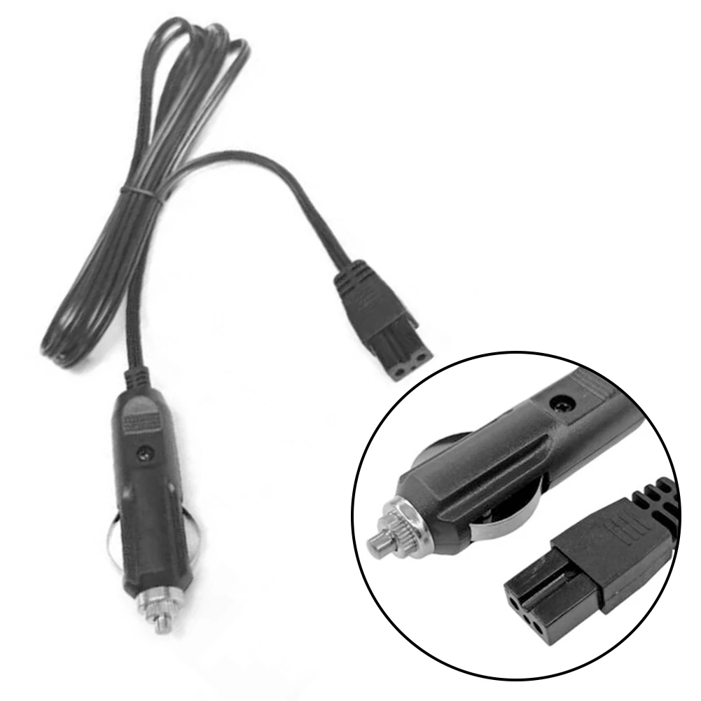 1.8m DC 12V Lead Cable Plug Wire 2 Pin Charger For Car Cooler Cool Box Mini Fridge Car Refrigerator Cigarette Lighter Power Cord