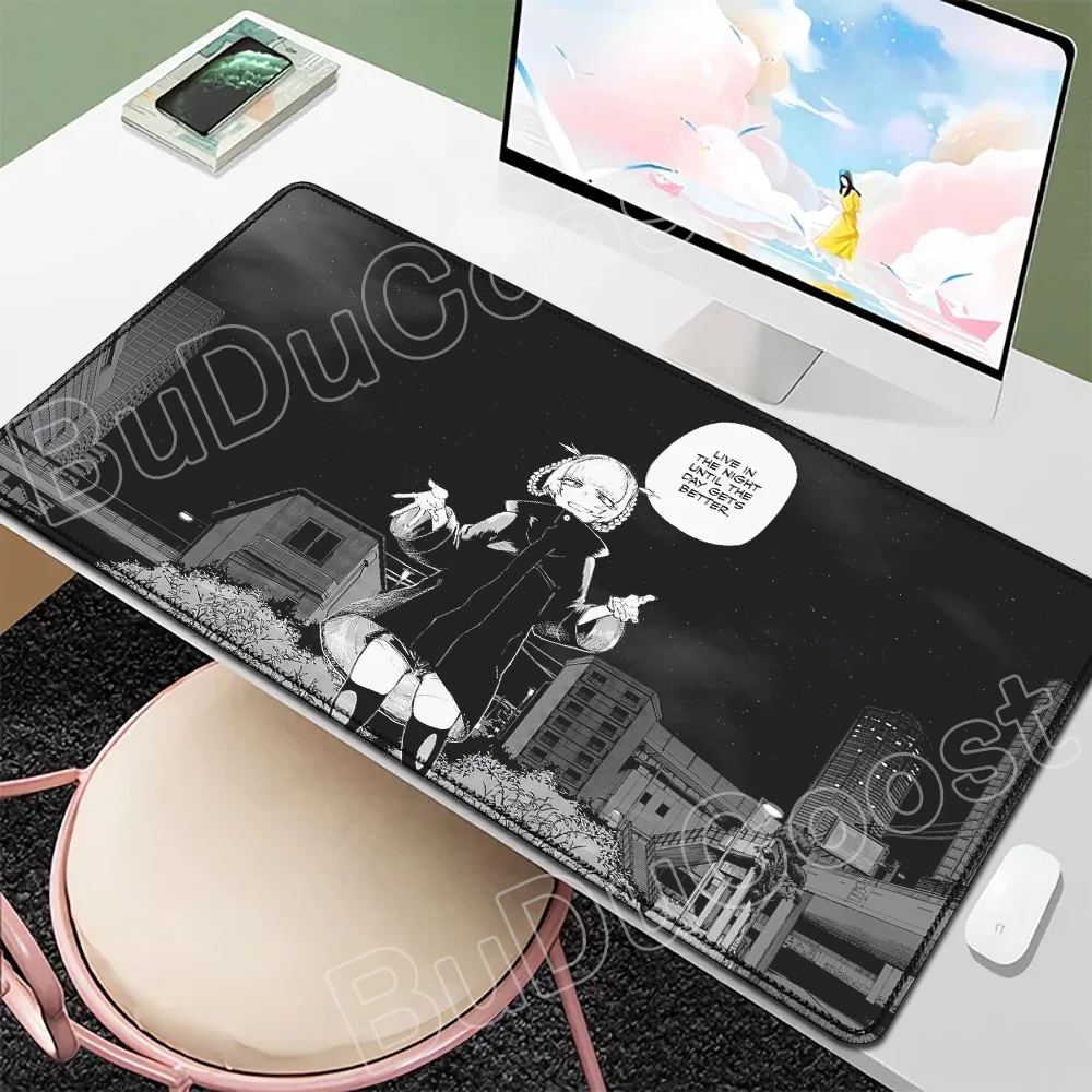 HD الطباعة الرياضة الإلكترونية عدم الانزلاق أنيمي نداء الليل ماوس الوسادة ملحقات الكمبيوتر مكتب حامي حصيرة لوحة المفاتيح حصيرة كبيرة البساط Playmat
