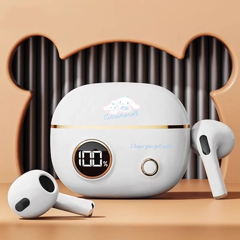 Sanrio Co-branded Bluetooth Headset Sports Noise Reduction Hello Kitty New Boys And Girls Suitable For Apple Huawei Sony