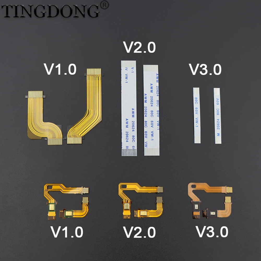 1Set PS5 Gamepad Microphone Flex Cable BDM-010 020 030 For PS5 V1 V2 V3 Controller Inner Mic Flat Ribbon Cable Replacement Parts