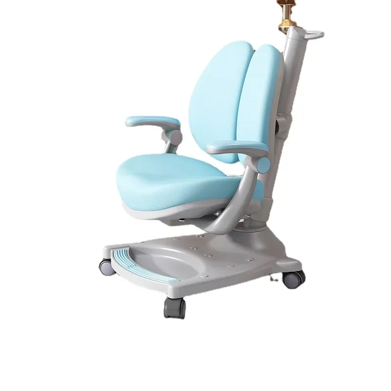 

Регулируемое компьютерное кресло для начальной школы. Бытовое кресло с подъемной спинкой.