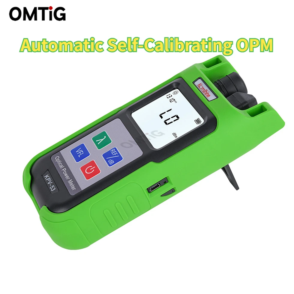 

Automatic Self-Calibrating OPM Fiber Optic Power Meter with 10mw VFL KPV-53. Supplied with SC UPC connector