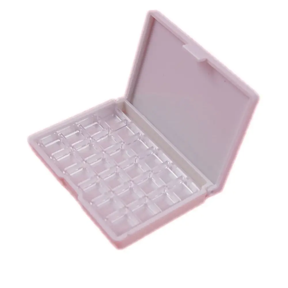12/24 grid Watercolor Pigment Packaging Mini Empty Handmade Storage Box Moisturizing Color Mixing Box Sketch