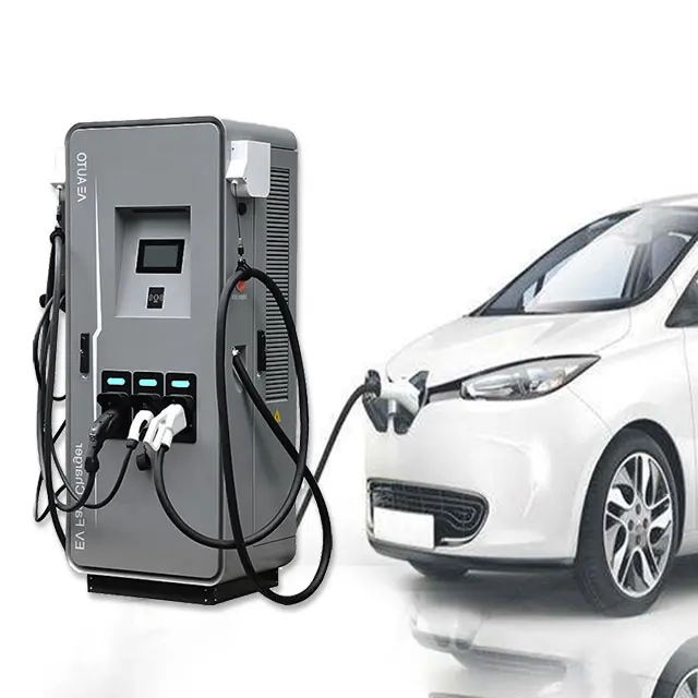 CHADEMO-Chargeur de voiture à trois pistolets à courant continu, accessoires de pièces de véhicule, nouvelle énergie intelligente, 60KW