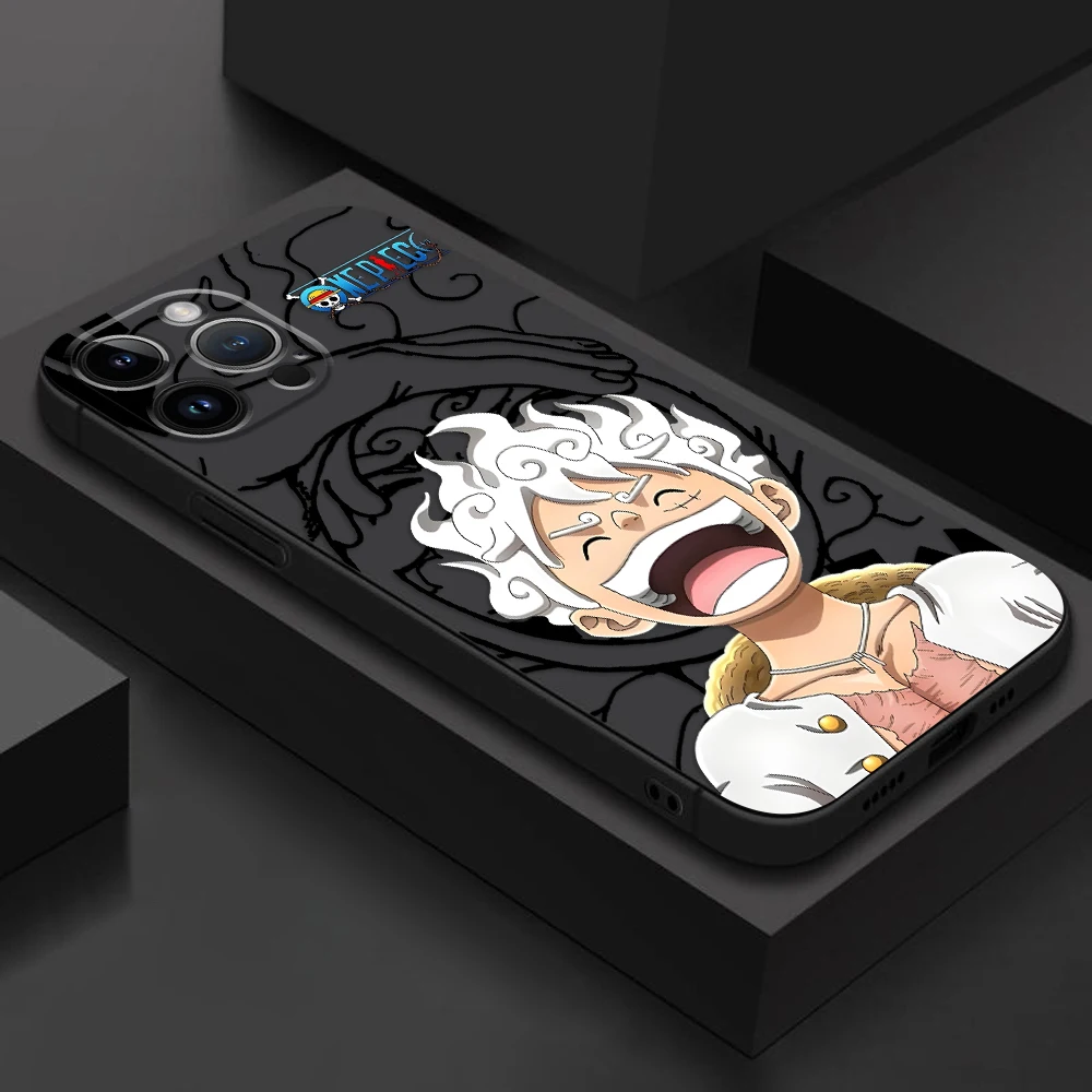 One Pieces Anime Phone Case for Apple iPhone 15 16e 17 Pro XS Max 13 14 Plus XR SE 12 11 Pro plus Matte
