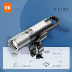 Xiaomi Outdoor Flashlight Portable Strong Light Variable Focus with Floodlight Side Lights Long Range USB Rechargeable LED Lamp