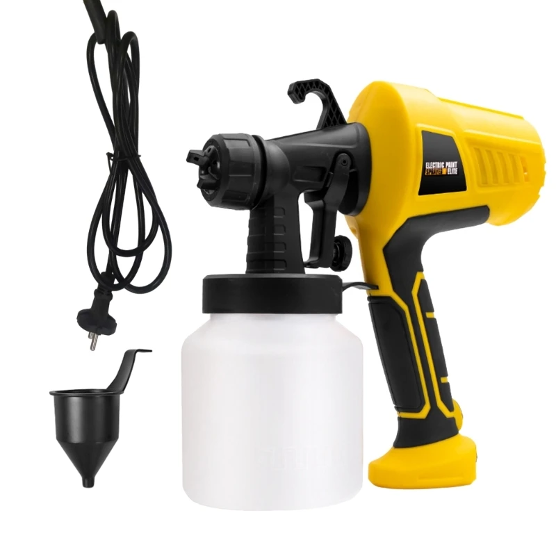 500W Household Paint Sprayer 1000ml High Pressure Control for Home