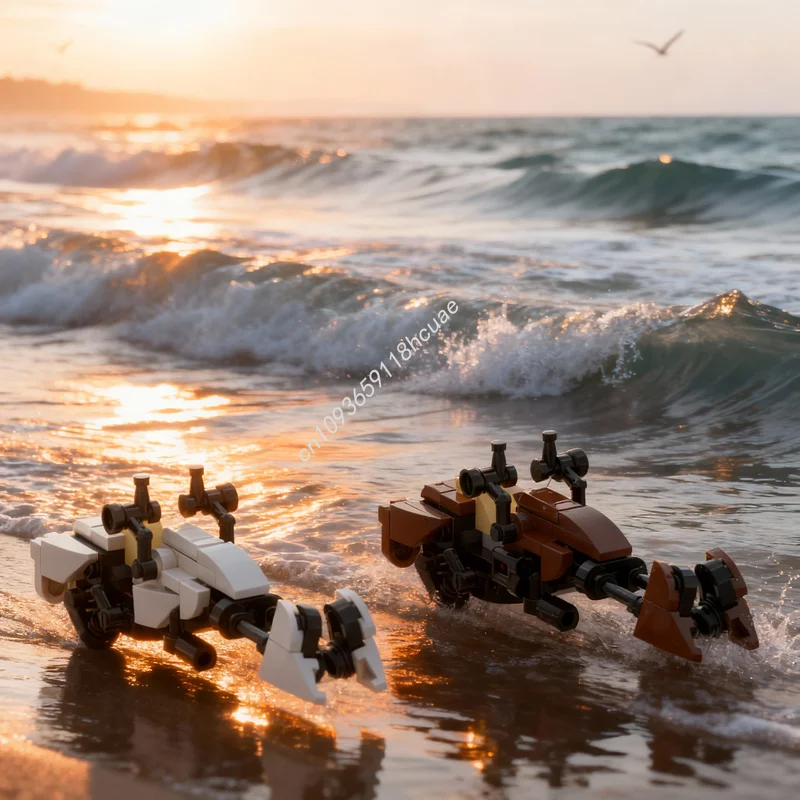 

120pcs MOC Scout Bike Star Battle Model Building Blocks Construction Toys DIY Creative Christmas Gifts Idea Education Brick Kids