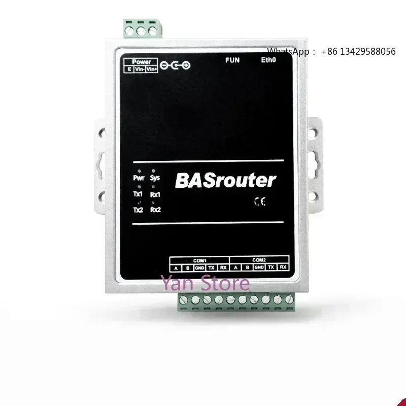 

LM Router201-B BACnet routes BACnet MSTP to BACnet IP and supports 2 MSTP buses at the same time