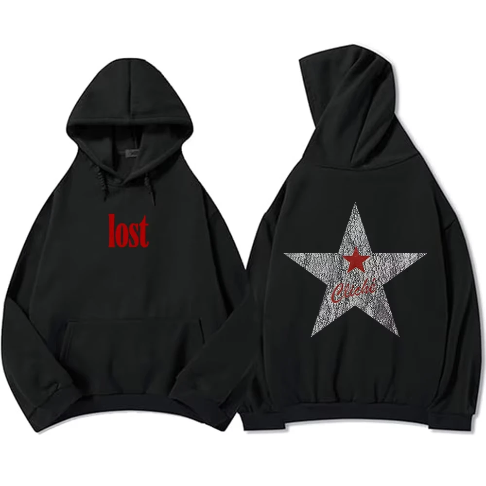 2026 Album Lost Americana Hoodies Machine Gun Kelly Mgk Sweatshirts Long Sleeve Casual Grunge Streetwear Unisex Men Hoodie Print