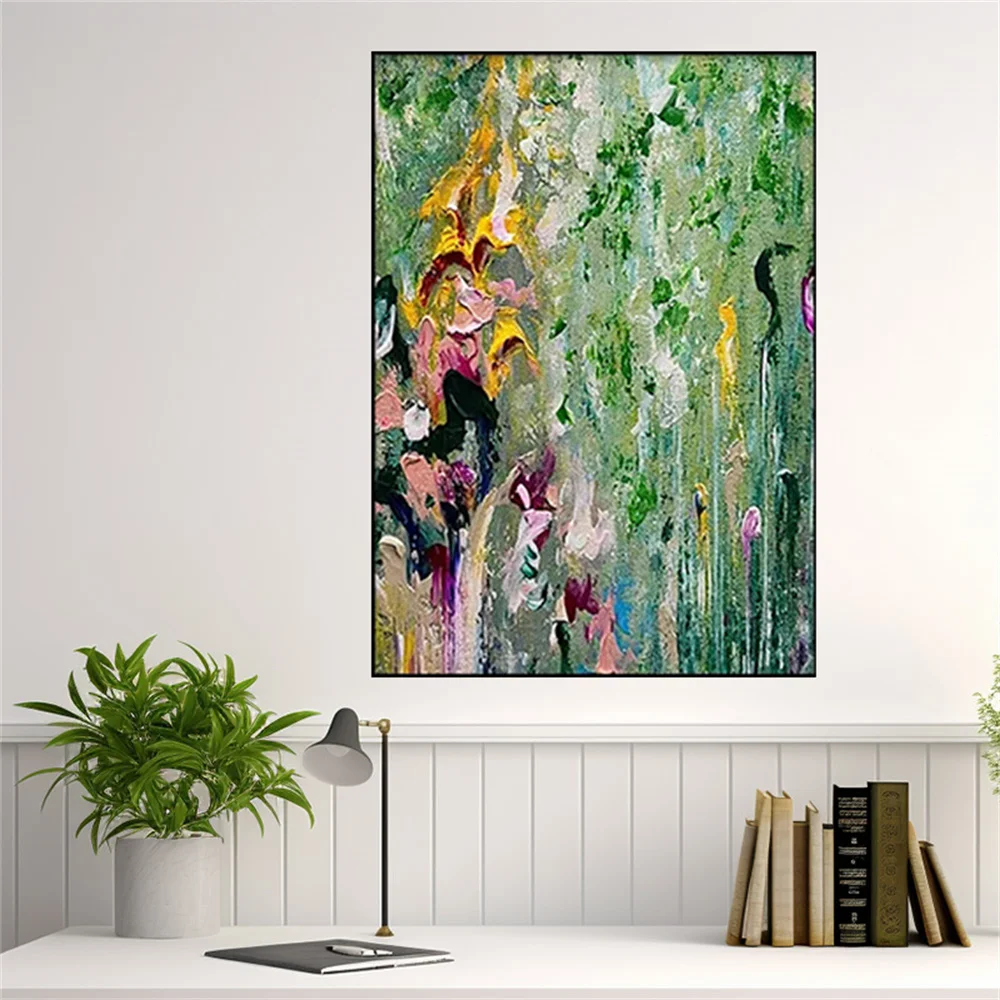 

Nordic High Quality Drawing Hand-Painted Oil Paintings Abstract Canvas Poster Seascape Wall Art Pictures In House Decor Home