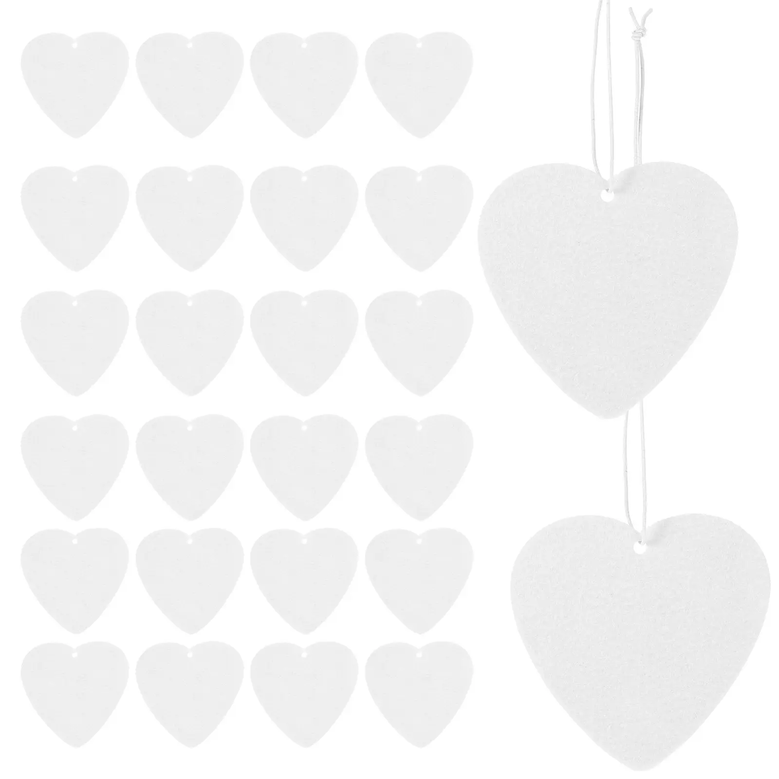 

1Set Heart Sublimation Air Freshener Sheets Felt Blank DIY Air Freshener Sheets for Sublimation Heat Transfer Crafting