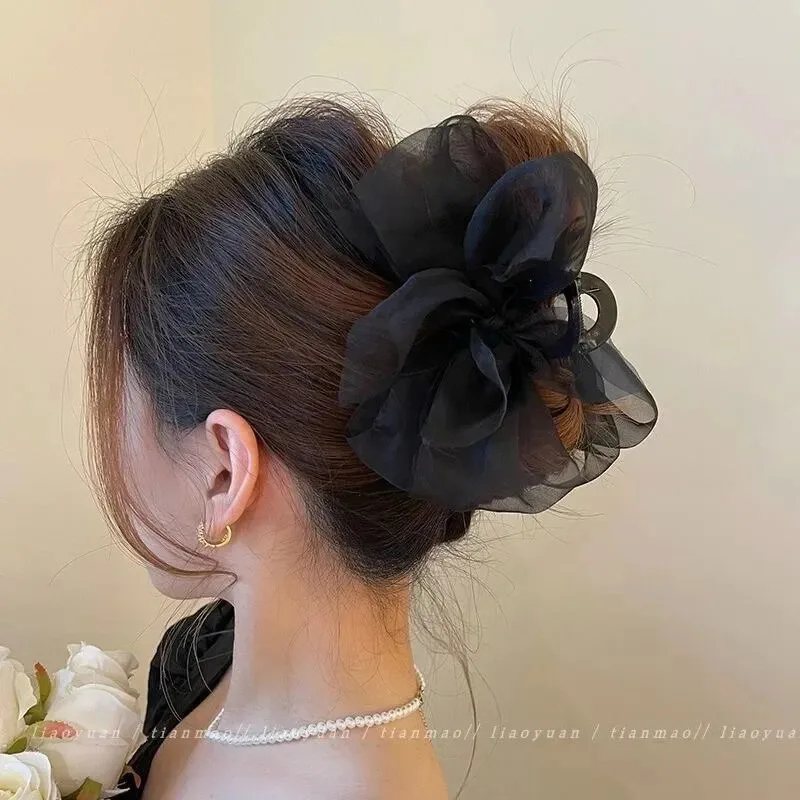 

Элегантный стильный сетчатый хвост с косой, заколка для волос, подарочный головной убор