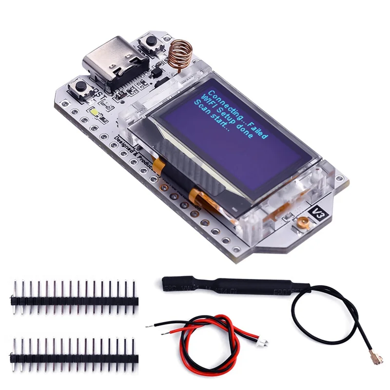 AK51-H ELTEC AUTOMATION SX1262 ESP32 OLED WIFI Lora V3 Development Board 0.96 Inch OLED Display BT+WIFI Lora Kit For Arduino