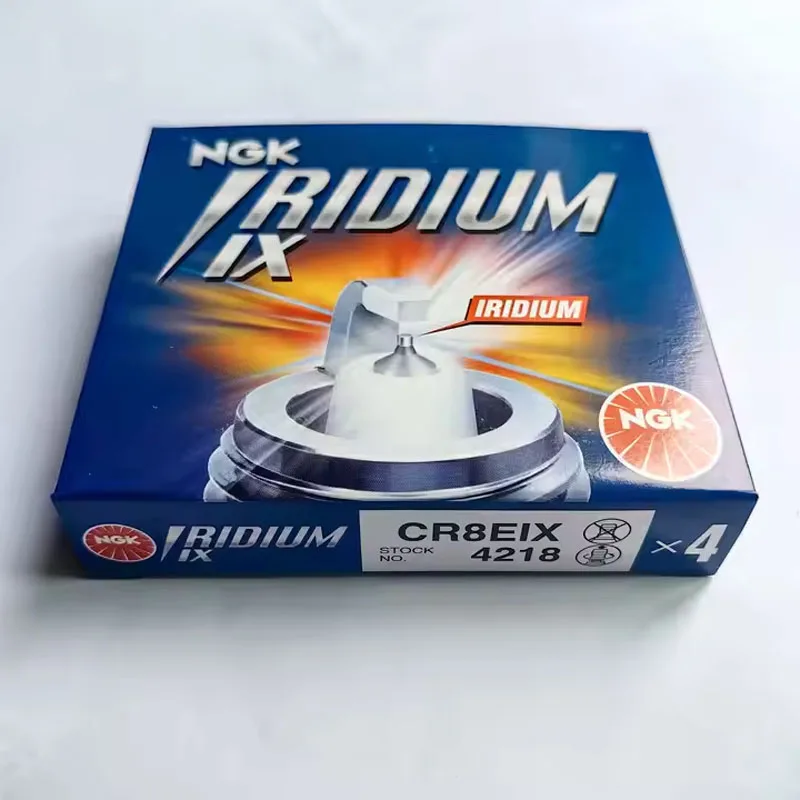 Iridium NGK Spark Plug 4218 CR8EIX for YAMAHA SUZUKI PIAGGIO KAWASAKI PEUGEOT MZ MOTO GUZZI KEEWAY KYMCO KREIDLER APRILIA HONDA