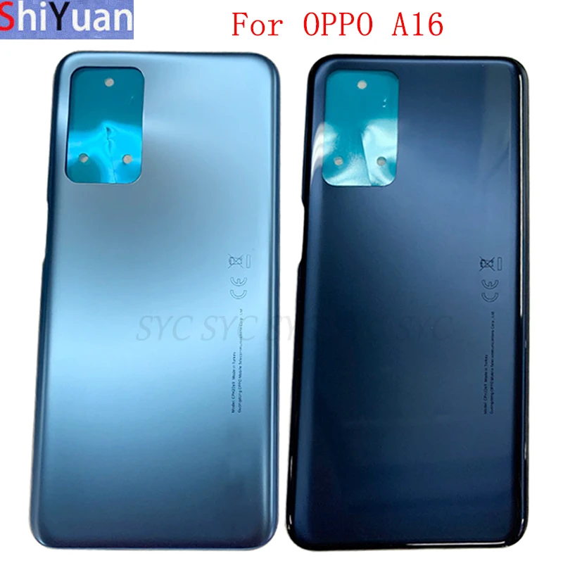 

Battery Cover Rear Door Panel Housing Case For OPPO A16 Back Cover with Logo Replacement Parts