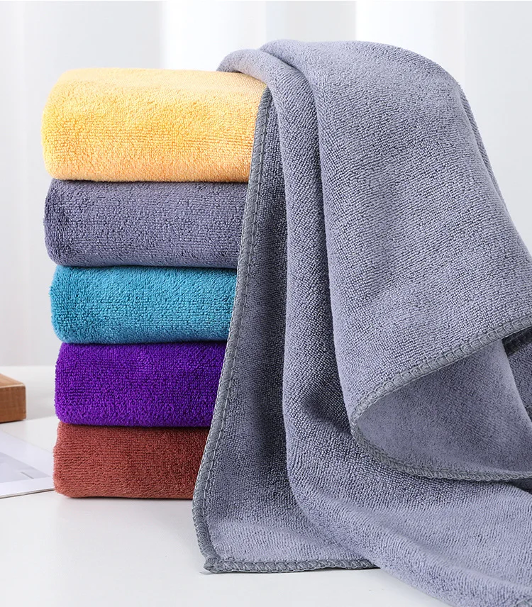 Fine fiber beauty salon towels, barber shop towels, bib towels, absorbent, soft, thickened dry hair towels,adult bathroom towels