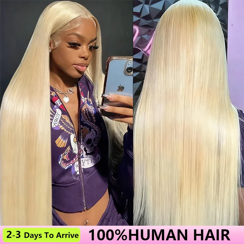 13x6 HD شفاف 613 شقراء الدانتيل أمامي خصلات الشعر المستعار الإنسان البرازيلي مستقيم الدانتيل الجبهة خصلات الشعر المستعار الإنسان يمكن مصبوغ أي لون