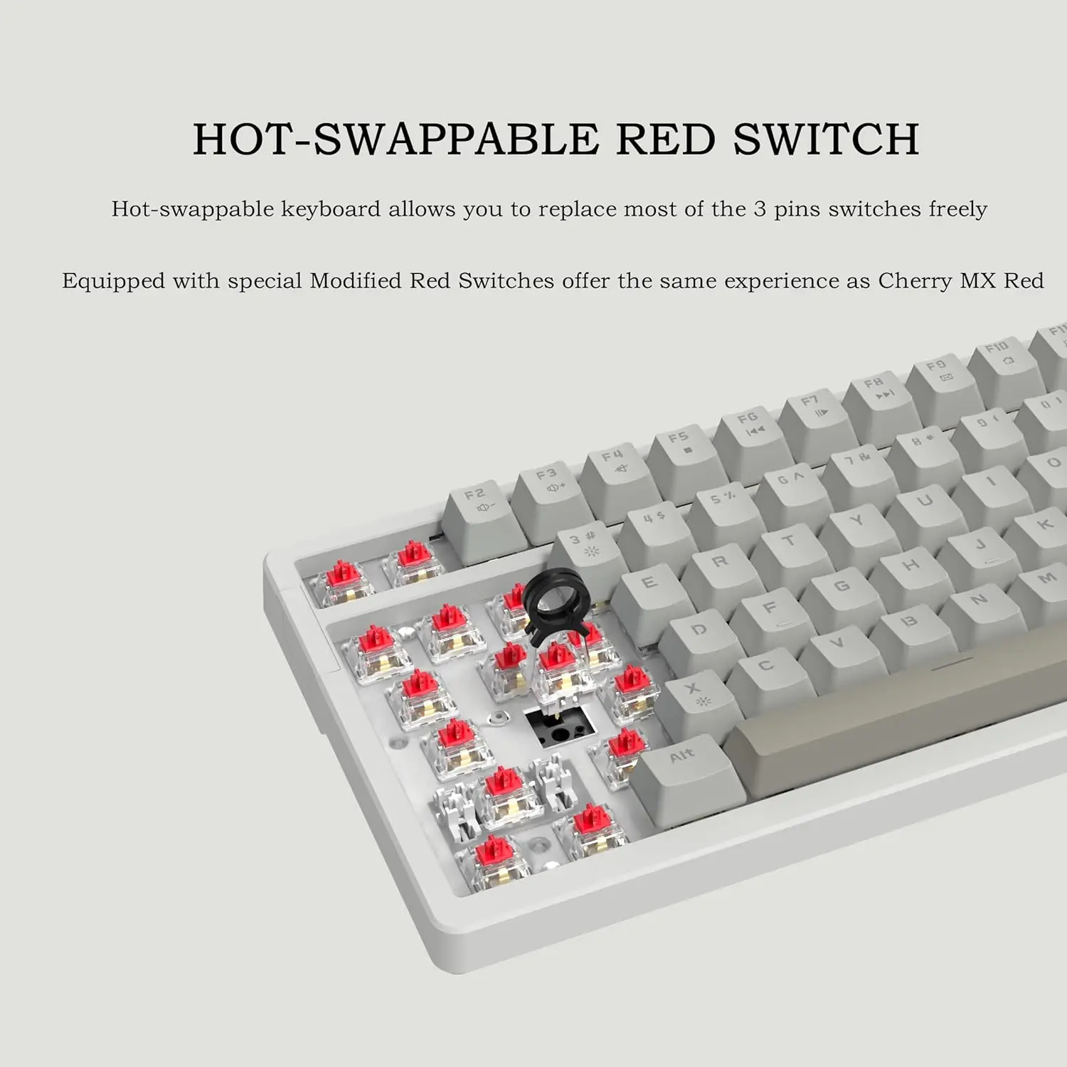 ！akiページ②！ Ajazz AK992 Wired Mechanical Keyboard, 98 Keys, Full Layout, Hot
