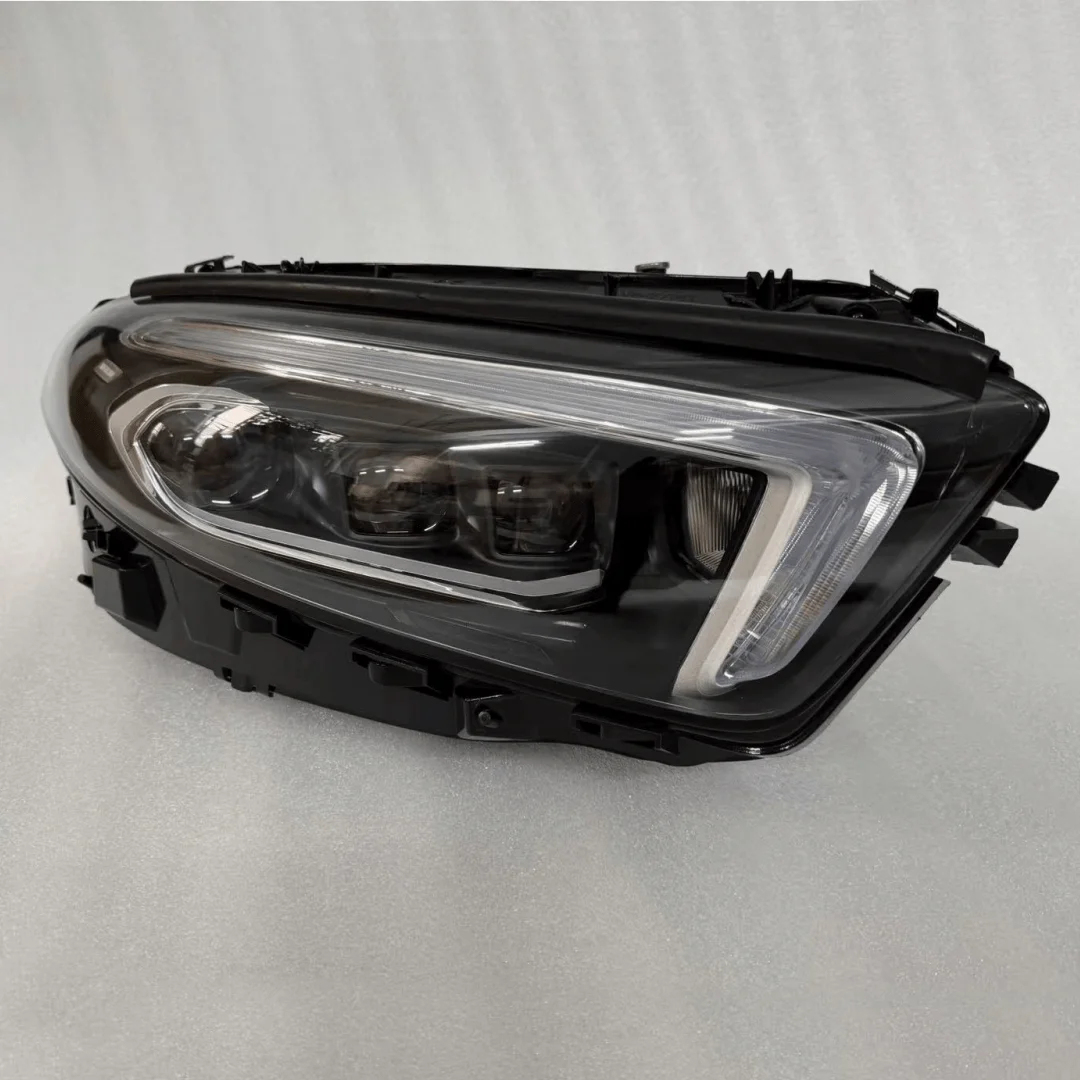 For Mercedes-Benz A-Class W177Headlights AMG35Front Headlight Assembly AMG45 Lighting Three-Eye Lens Multi-Beam Geometric Module