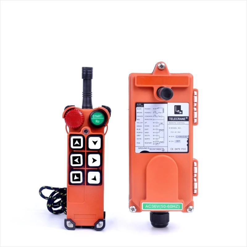 Imagem -04 - Telecrane-controle Remoto sem Fio Interruptor para Grua F21-e1 1tx Mais 1rx 220v 380v ac