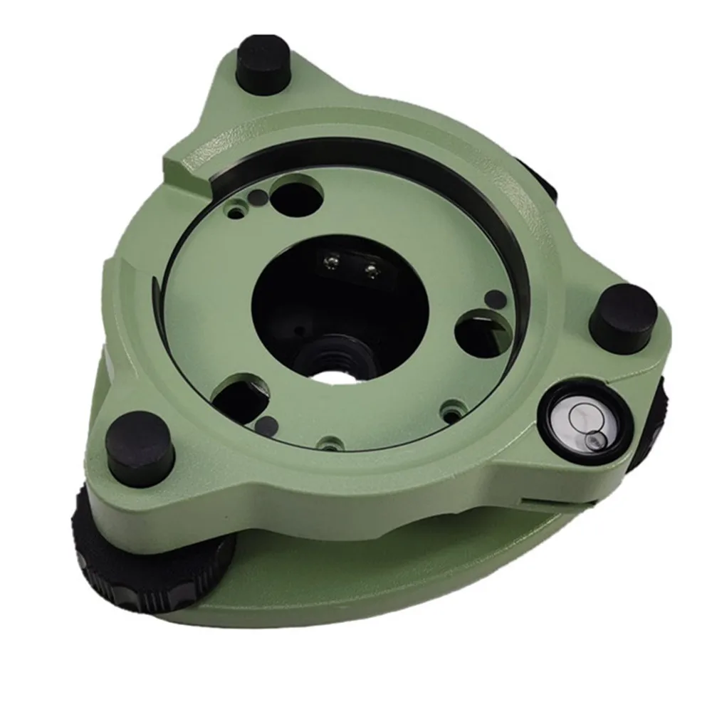 Tribrach الأخضر ثلاثي الفك بدون محطة إجمالية متوافقة مع البرقوق البصري #3